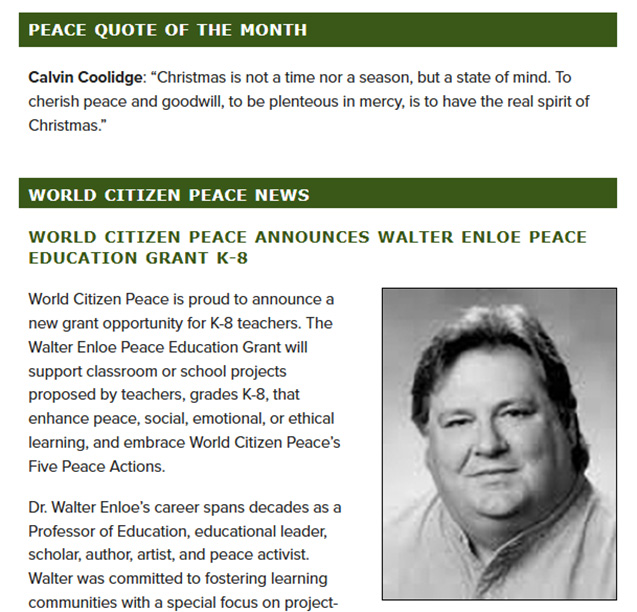 WCP December 2024 Newsletter