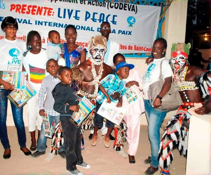 Group gathering for Live Peace